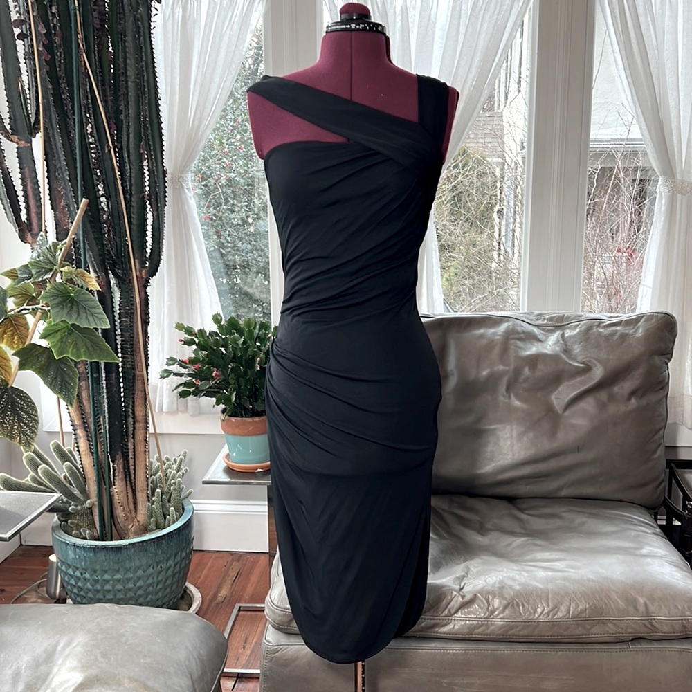 NWOT Halston Heritage little black dress